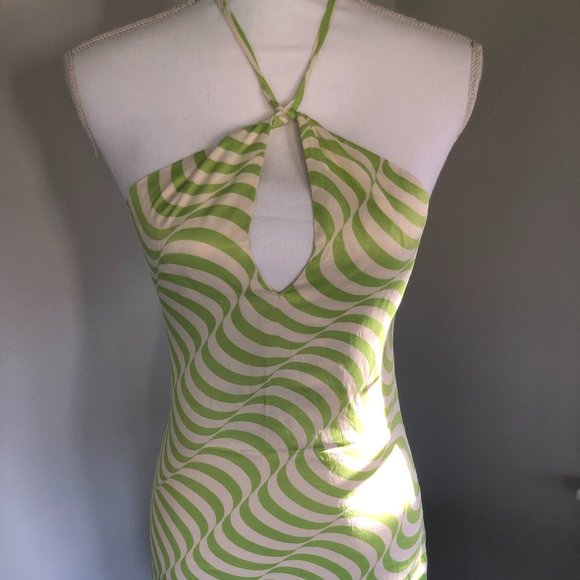 Zara Satin Effect Print Mini Dress - Picture 5 of 10